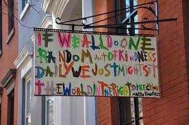 sign of random kindness
