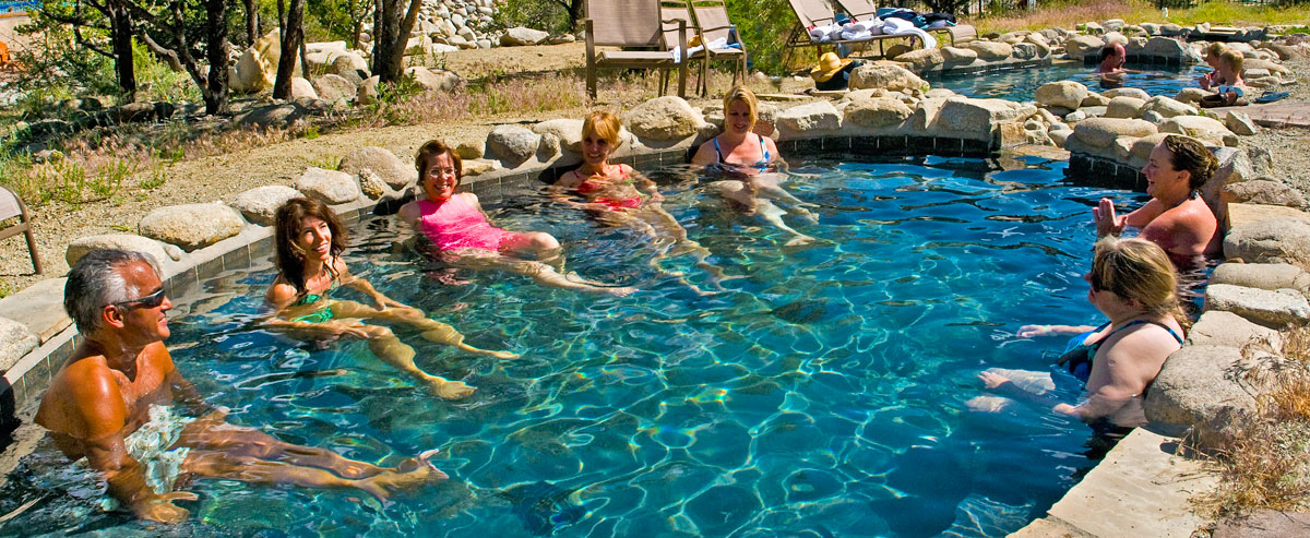 cascading hot springs pools