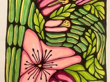 Untangled Mind ~ Meditative Creative~  @ Karma Yoga Center Art Class