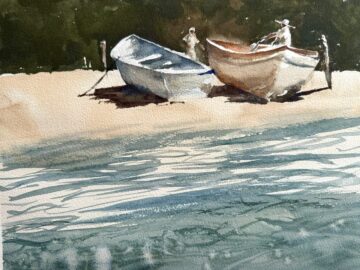 Beginner Watercolor  ~ Meditative Creative~  @ Karma Yoga Center Art Class