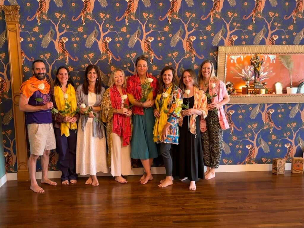 300-hour yoga teacher training graduates at Karma Yoga Center, Denver