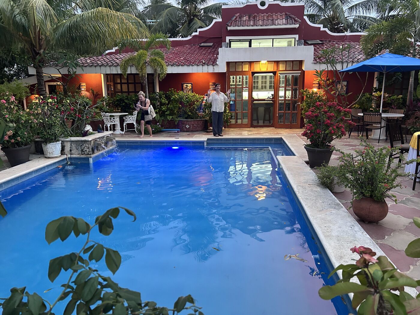 Private garden villa and salt-water pool, Puerto Morelos, Mexico