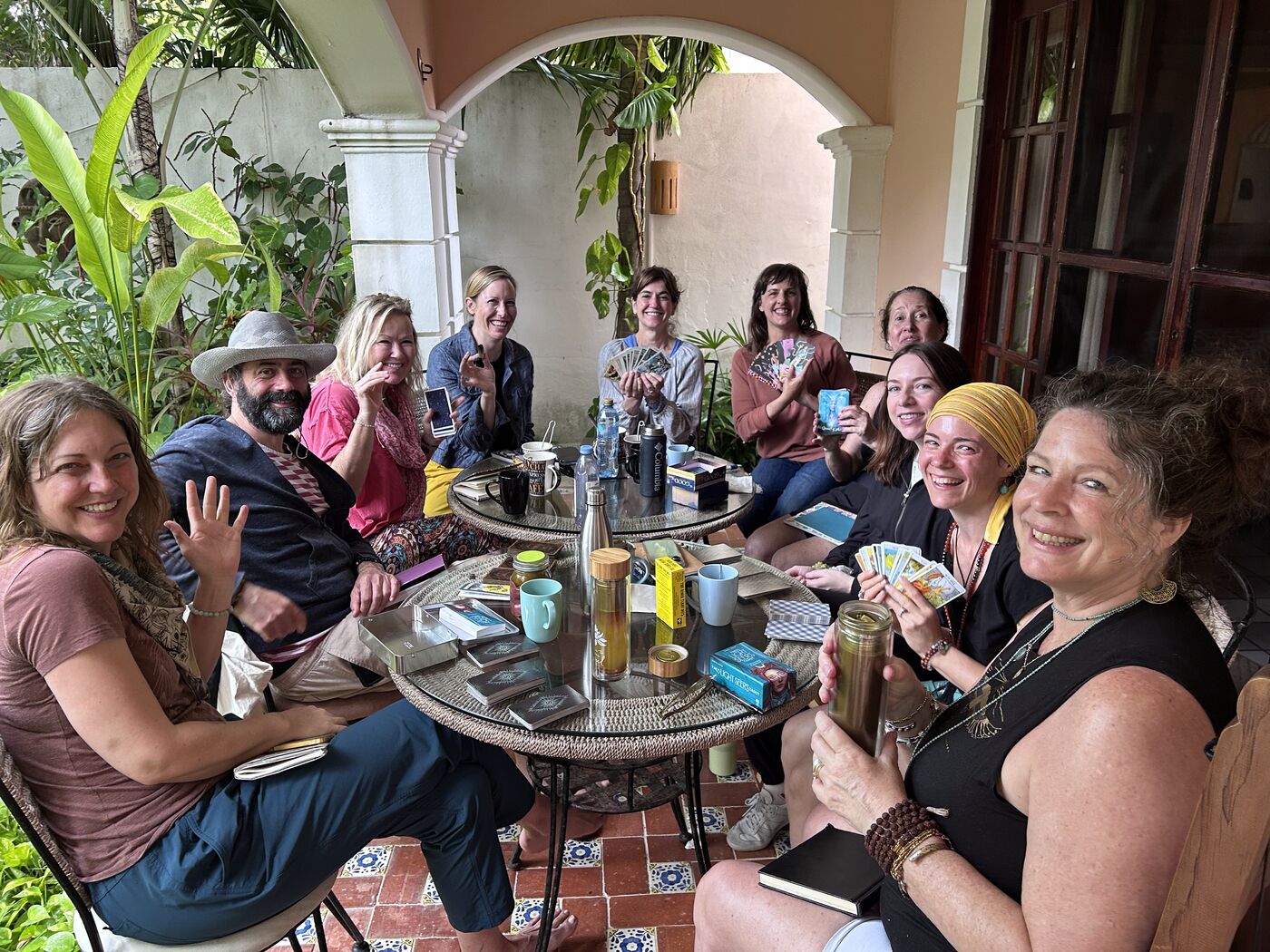 Students sharing a meal during the 300-hour Mexico immersion