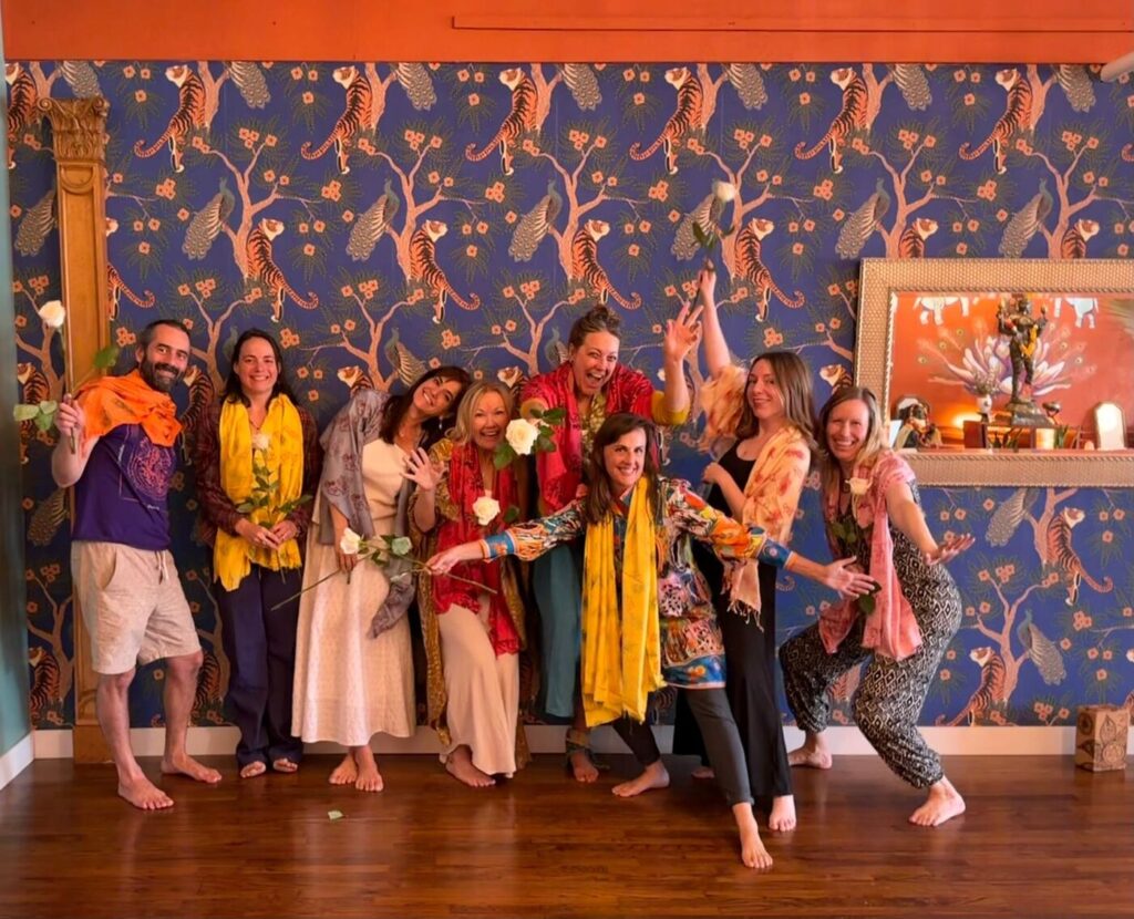 300-hour yoga teacher training students at Karma Yoga Center