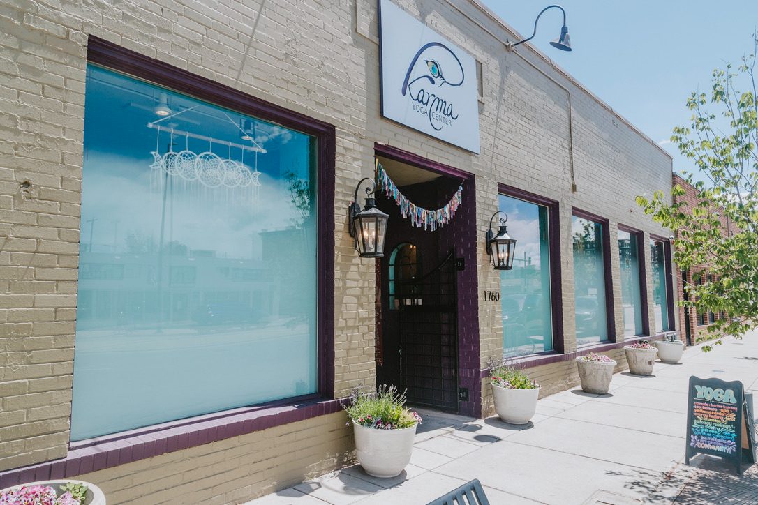 Karma Yoga Center storefront at 1760 S. Broadway, Denver