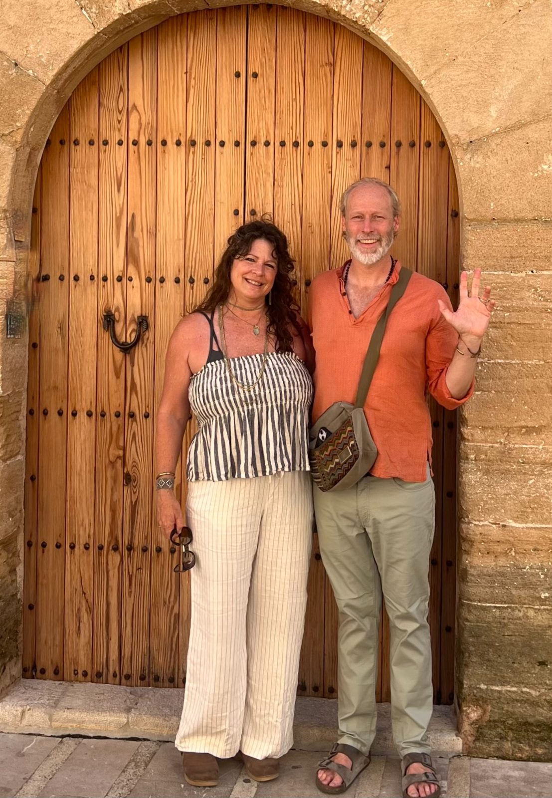 Katrina Gustafson and Michael Shankara, retreat guides